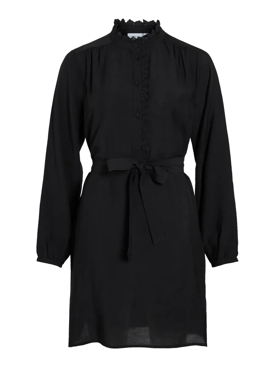 MALIMA KJOLE M/SMAL EMBRO - SORT