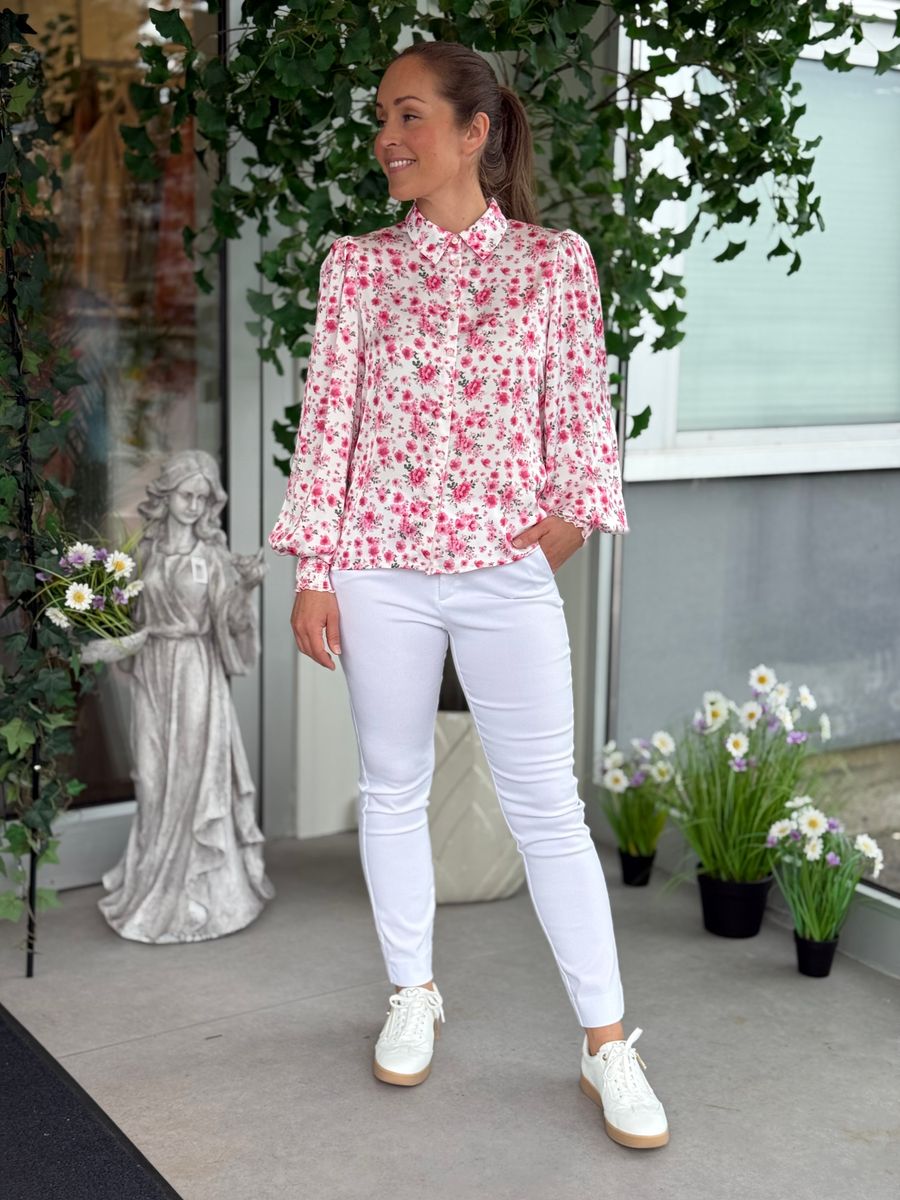 KENZIE BLUSE FLOWERS - ROSA