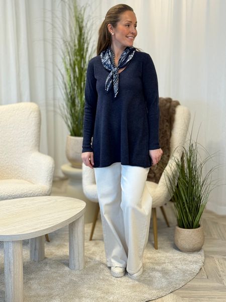 Hovedbilde ROMA LAMULL TUNIKA - NAVY MELERT