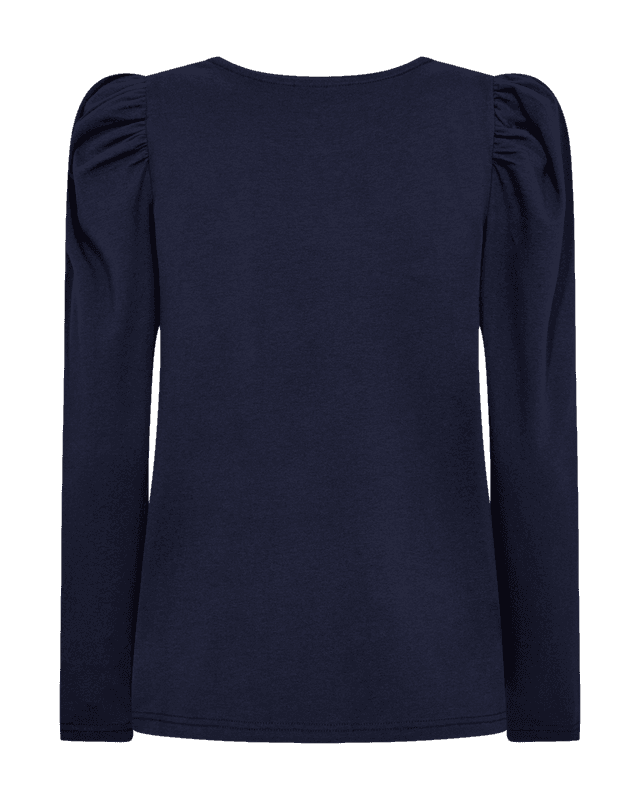 FENJA TOPP M/ PUFF & LANG ERM - NAVY