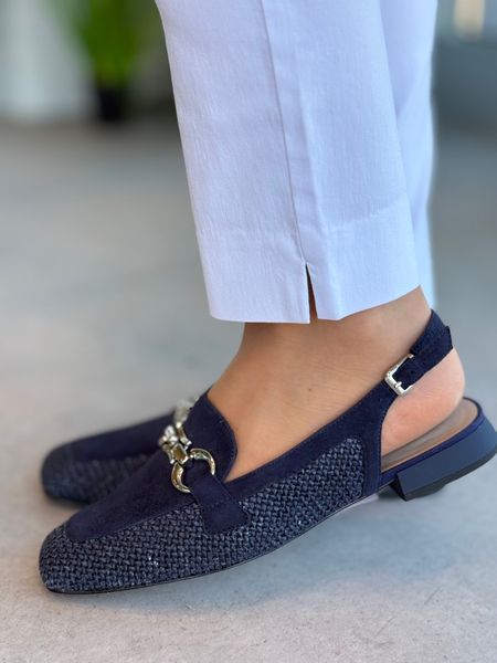 Hovedbilde MOKASIN M/SLINGBACK & SPENNE - NAVY