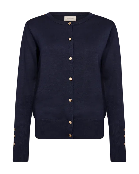 Hovedbilde KATIE CARDIGAN M/GULLKNAPPER - NAVY BLAZER