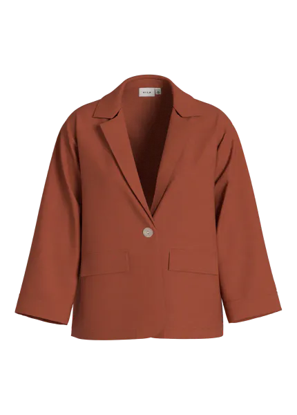 Hovedbilde PRISILLA BLAZER - BURNT BRICK