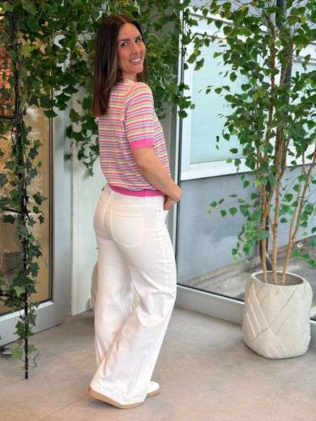 Hovedbilde VEGA FLARE JEANS 80 CM - HVIT