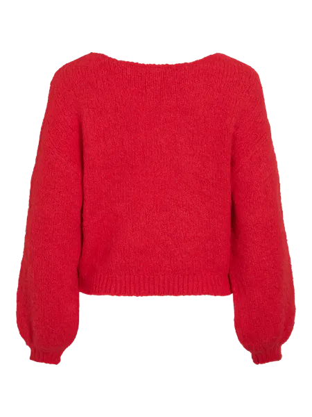 Hovedbilde MARLEY KNIT PULLOVER - BRINGEBÆRRØD