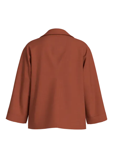 Hovedbilde PRISILLA BLAZER - BURNT BRICK