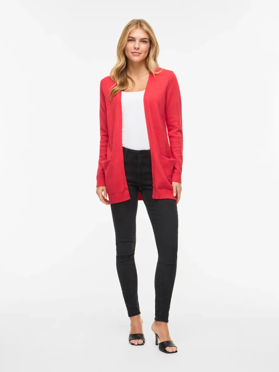 VIRIL CARDIGAN LANG - BRINGEBÆR