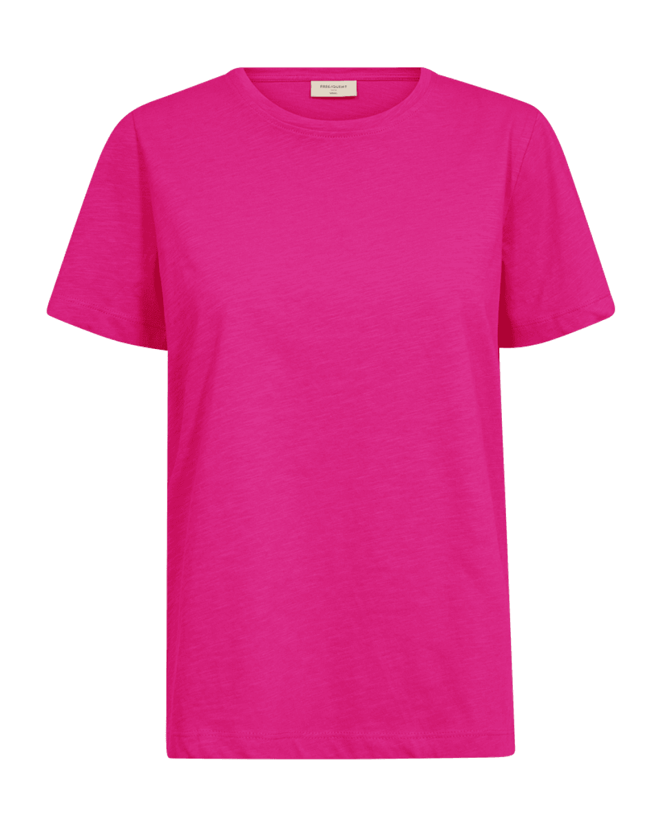 VIVA T-SHIRT RUND HALS - CERISE