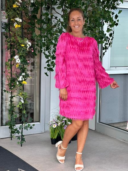Hovedbilde NELLI KJOLE ZIGZAG - CERISE